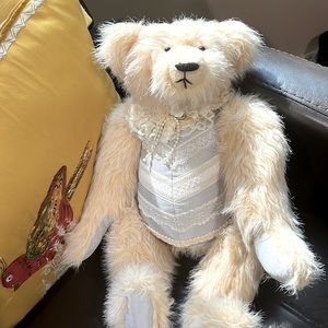 🎶🎶🐻music wind up plush vintage bear 💓you are my sunshine.☀️